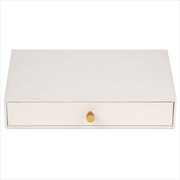 Buy Cassandra's Large Jewellery Box Drawer - The Valentina Collection - White