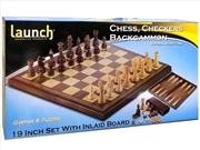 Buy Combo Chess 3-In-1 19"(Launch)