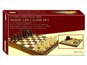 Buy Combo, Chess 3In1 Walnut Magn.