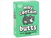Buy May Contain Butts Card Game