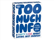 Buy Too Much Info Card Game