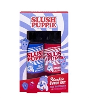 Buy Slush Puppie - Twin Pack Syrups Blue Raspberry and Strawberry  500ml