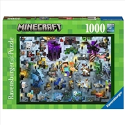 Buy Minecraft Challenge 1000 Piece Puzzle