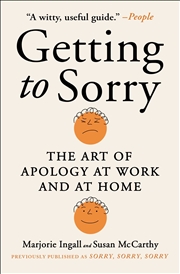Buy Getting to Sorry