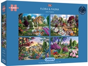 Buy Flora & Fauna 4 X 500 Piece