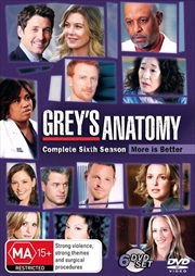 Buy Grey's Anatomy - The Complete Sixth Season