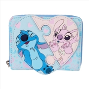 Buy Loungefly Disney - Stitch & Angel Puzzle US Exclusive Zip Around Wallet [RS]