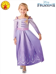 Buy Elsa Frozen 2 Prologue Costume - Size 6-8 Yrs