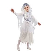 Buy Ghostly Girl Costume - Size M 9-10 Yrs