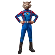 Buy Rocket Raccoon Gotg3 Deluxe Costume - Size M 9-10 Yrs