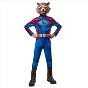 Buy Rocket Raccoon Gotg3 Deluxe Costume - Size S 7-8 Yrs