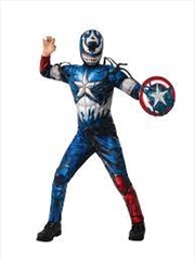 Buy Venomized Captain America Deluxe Costume - Size L