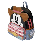 Buy Loungefly Disney - Western Mickey Cosplay Mini Backpack