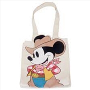 Buy Loungefly Disney - Western Mickey Canvas Tote Bag