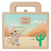 Buy Loungefly Disney - Western Mickey & Minnie Lunchbox Journal
