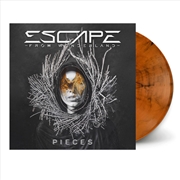 Buy Pieces Orange/Black Marbled