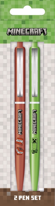 Buy Minecraft - Creeper - 2 Pen Set