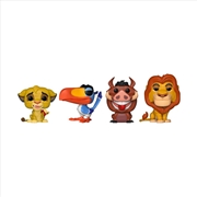 Buy Lion King (1994) - Simba, Zazi, Pumbaa, Mufasa US Exclusive Glitter Pop! 4-Pack [RS]