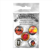 Buy Metallica - Albums 1996-2016 Button Badge Set - Badge Set