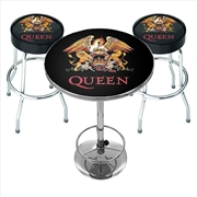 Buy Queen - Classic Crest - Bar Set - Black
