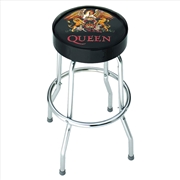 Buy Queen - Classic Crest - Bar Stool - Black