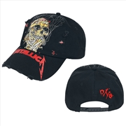 Buy Metallica - Skull One Distressed (Trucker Cap) - Hat - Black