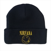 Buy Nirvana - Smiley Logo - Hat - Black