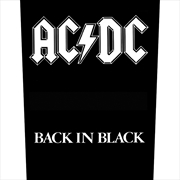 Buy AC/DC - Back In Black (Backpatch) - Patch