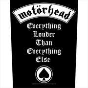 Buy Motorhead - Everything Louder (Backpatch) - Patch