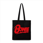 Buy David Bowie - Logo - Tote Bag - Black