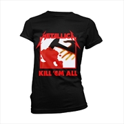 Buy Metallica - Kill 'Em All Tracks - Black - SMALL