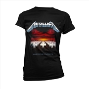 Buy Metallica - Master Of Puppets Tracks - Black - MEDIUM