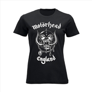 Buy Motorhead - England - Black - SMALL