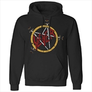 Buy Slayer - Pentagram Distressed - Black - SMALL