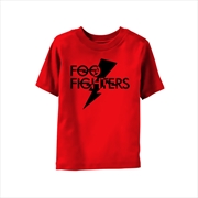 Buy Foo Fighters - Logo (6-12 Months) - Red - MEDIUM