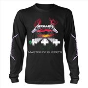 Buy Metallica - Master Of Puppets Tracks - Black - MEDIUM