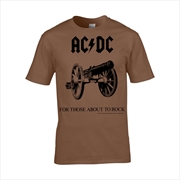 Buy AC/DC - For Those About To Rock - Brown - SMALL