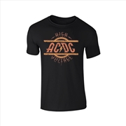 Buy AC/DC - High Voltage - Black - MEDIUM