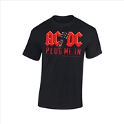 Buy AC/DC - Plug Me In With Angus Young - Black - SMALL
