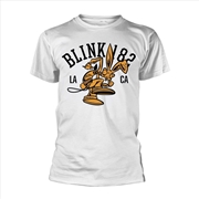 Buy Blink 182 - College Mascot - White - SMALL