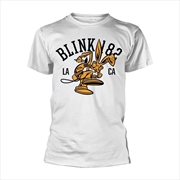 Buy Blink 182 - College Mascot - White - XL