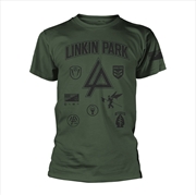 Buy Linkin Park - Patches - Green - MEDIUM