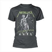 Buy Metallica - Justice For All Faces - Grey - MEDIUM