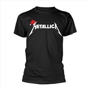 Buy Metallica - Santa Hat Logo - Black - XL