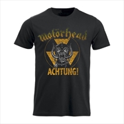 Buy Motorhead - Achtung - Black - SMALL