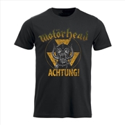 Buy Motorhead - Achtung - Black - LARGE
