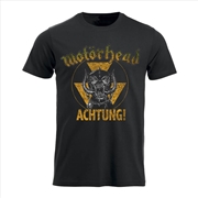 Buy Motorhead - Achtung - Black - XXL