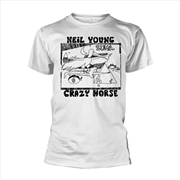 Buy Neil Young - Zuma (Organic Ts) - White - XXL