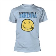 Buy Nirvana - Xerox Smiley - Blue - XXL
