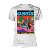 Buy Oasis - Be Here Now - White - SMALL